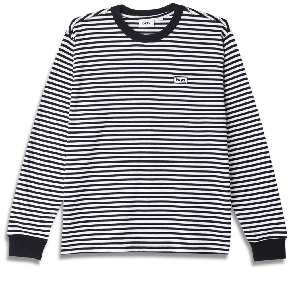 Obey Established Works Eyes Long Sleeve T-Shirt - Black Multi