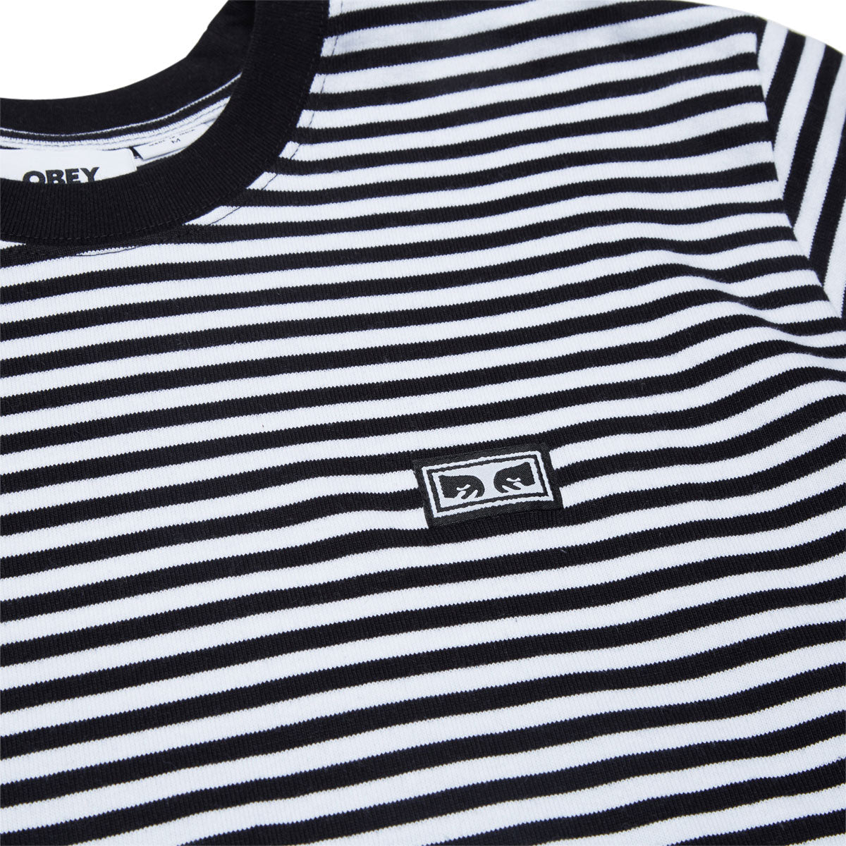 Obey Established Works Eyes Long Sleeve T-Shirt - Black Multi