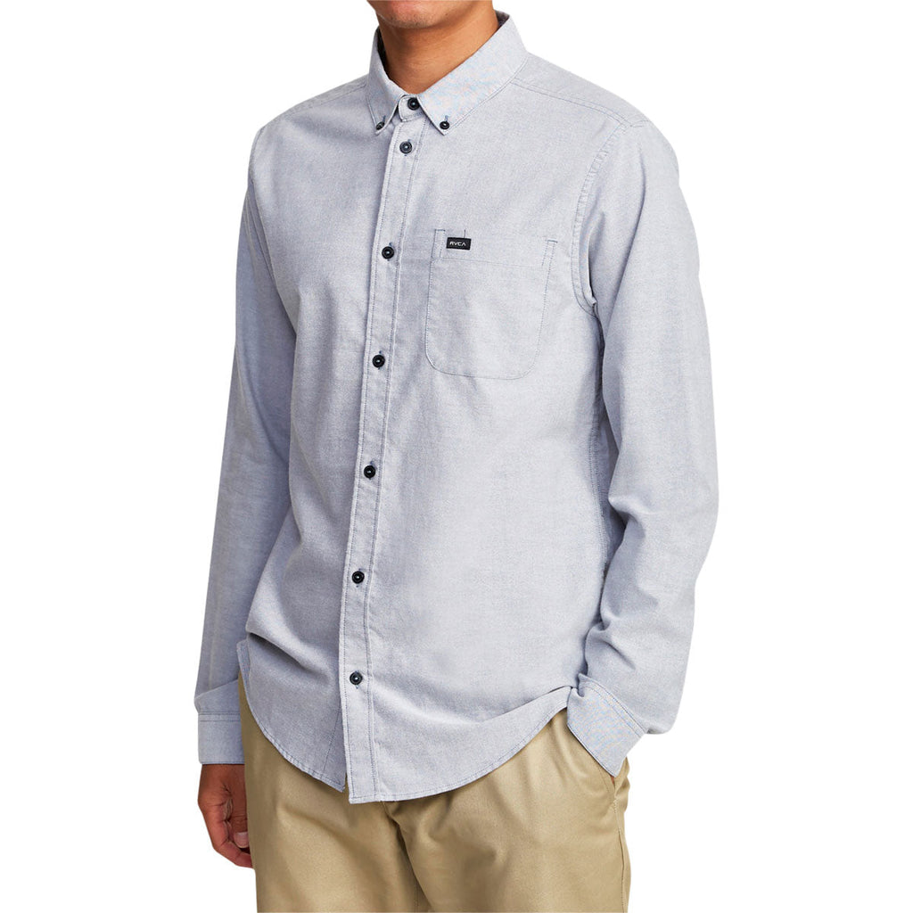 RVCA That'll Do Stretch Long Sleeve Shirt - Pavement