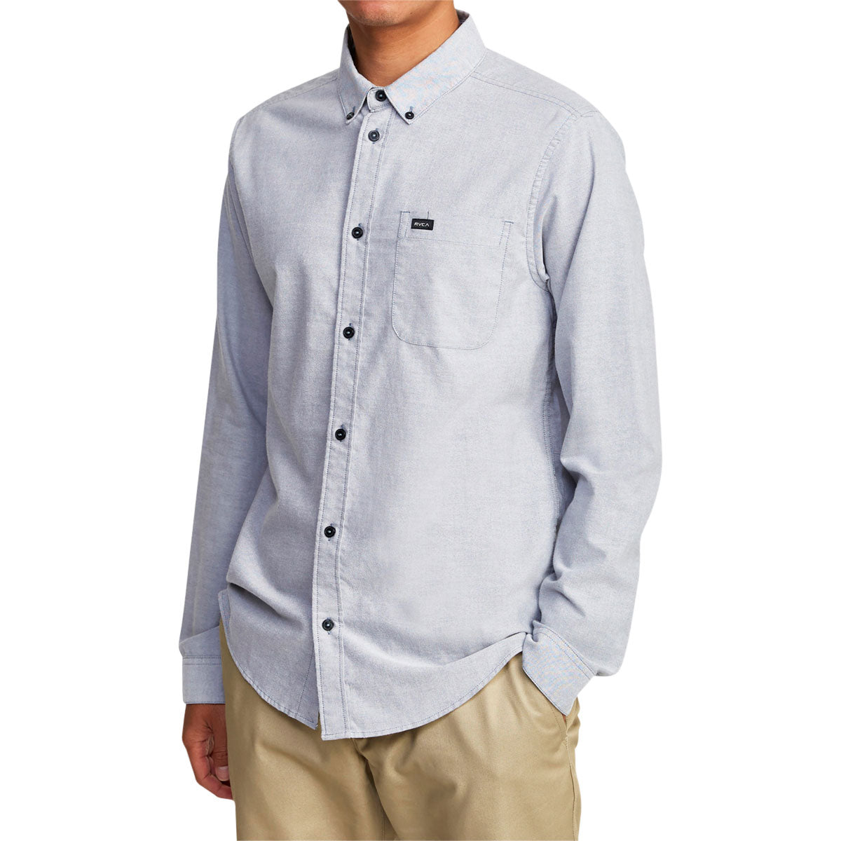 RVCA That'll Do Stretch Long Sleeve Shirt - Pavement