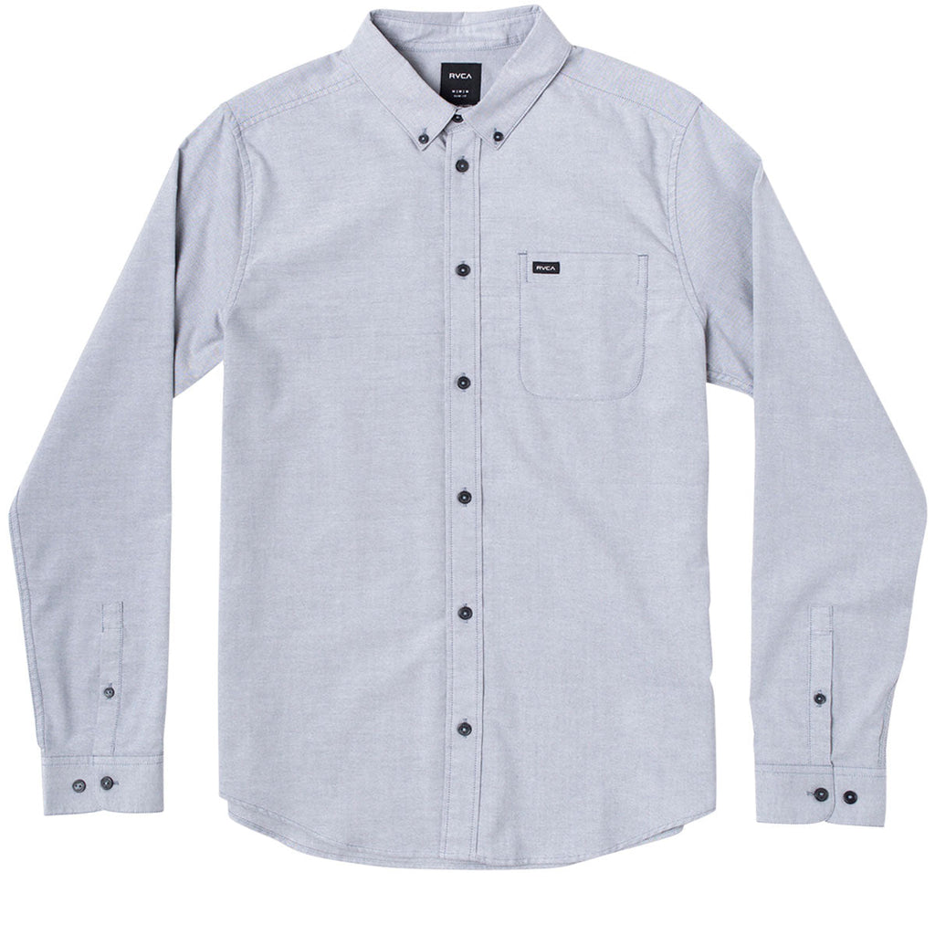 RVCA That'll Do Stretch Long Sleeve Shirt - Pavement