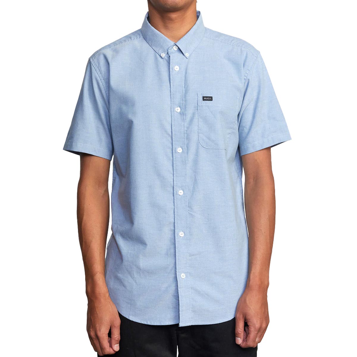 RVCA Thatll Do Stretch Shirt - Oxford Blue 2