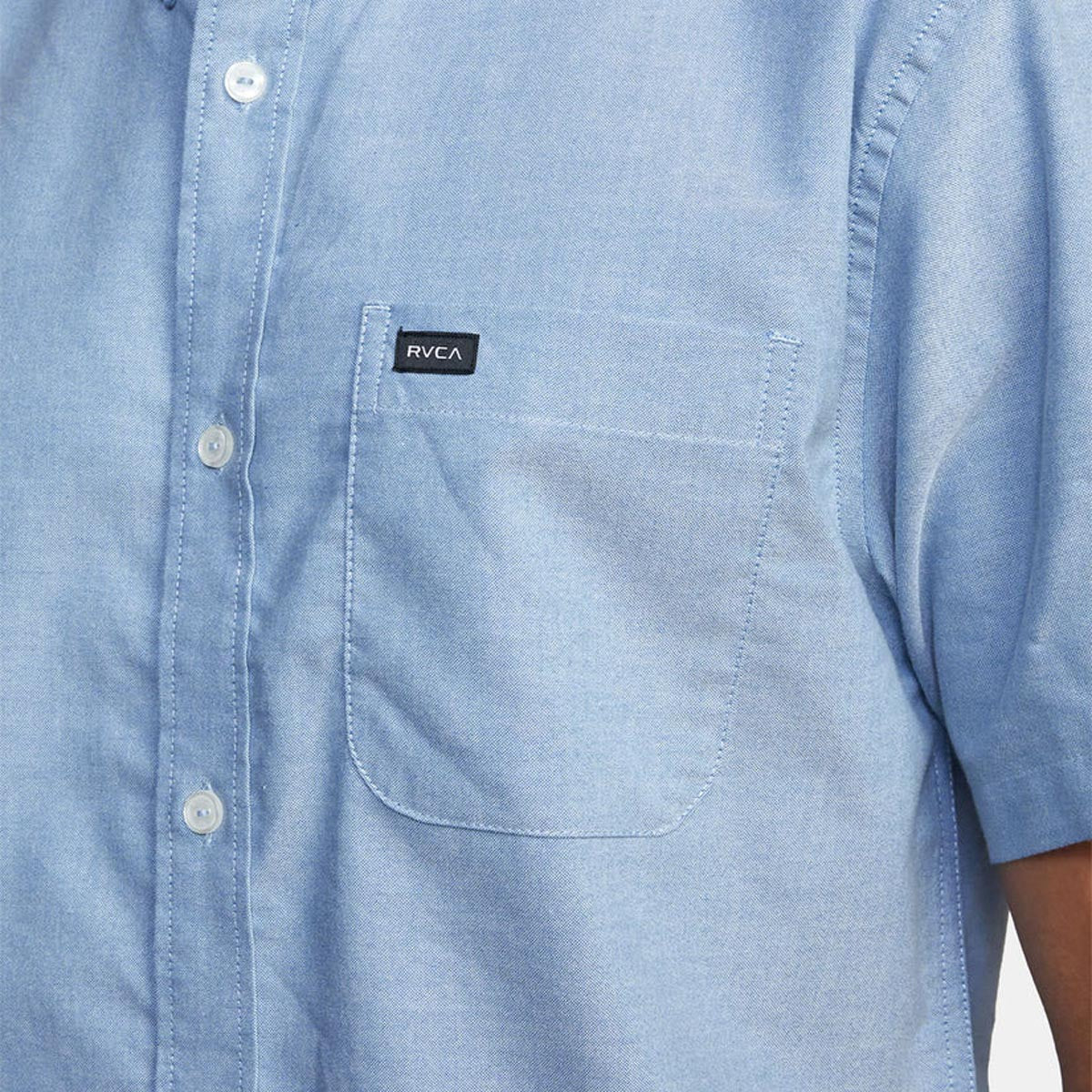 RVCA Thatll Do Stretch Shirt - Oxford Blue 2