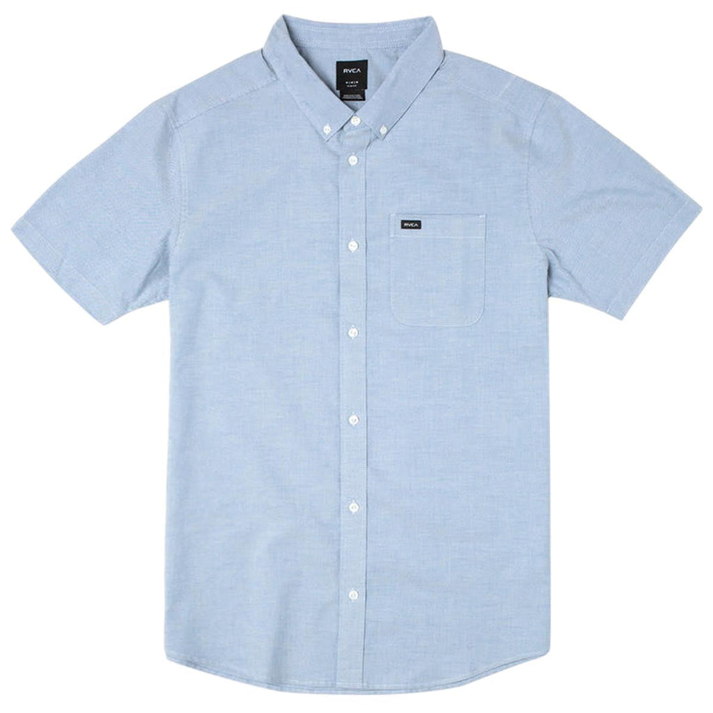 RVCA Thatll Do Stretch Shirt - Oxford Blue 2