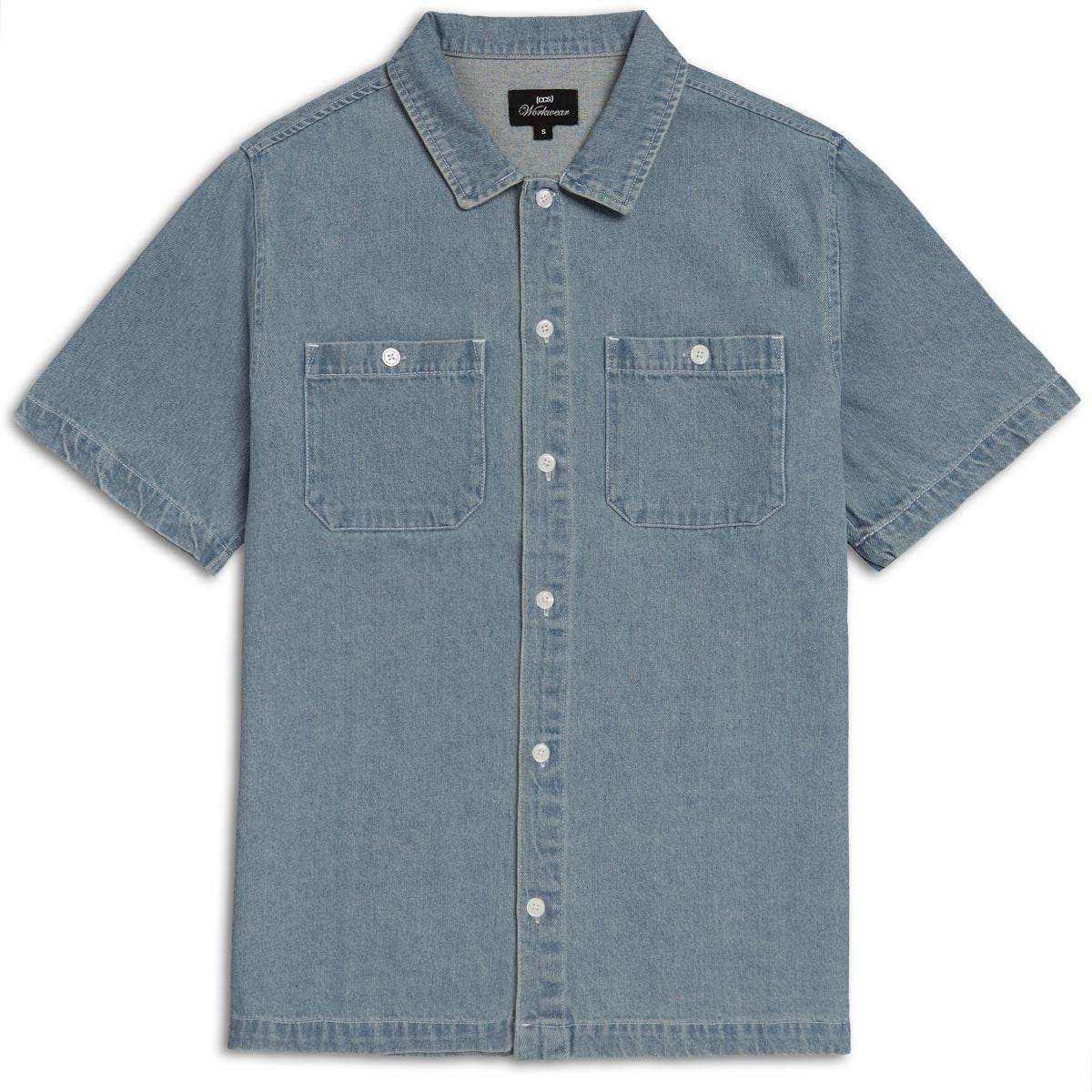 CCS Heavy Denim Work Shirt - Light Blue
