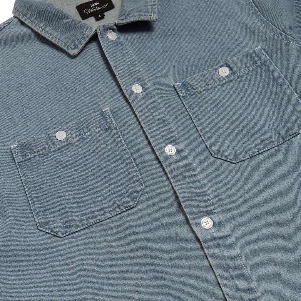 CCS Heavy Denim Work Shirt - Light Blue