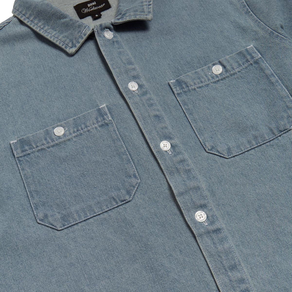 CCS Heavy Denim Work Shirt - Light Blue