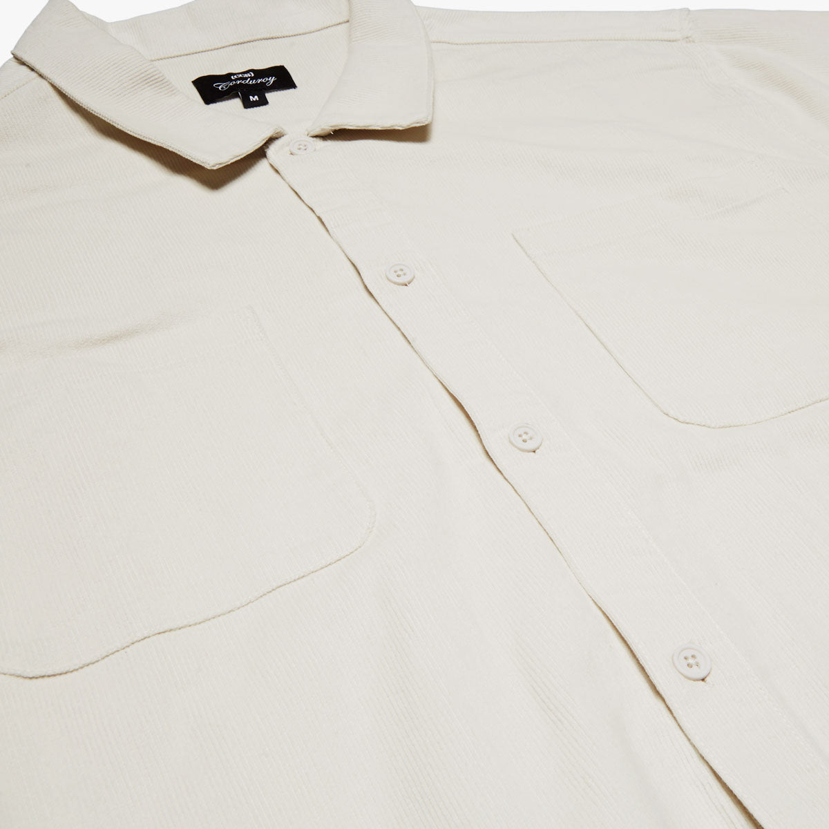CCS Long Sleeve Corduroy Shirt - Off White