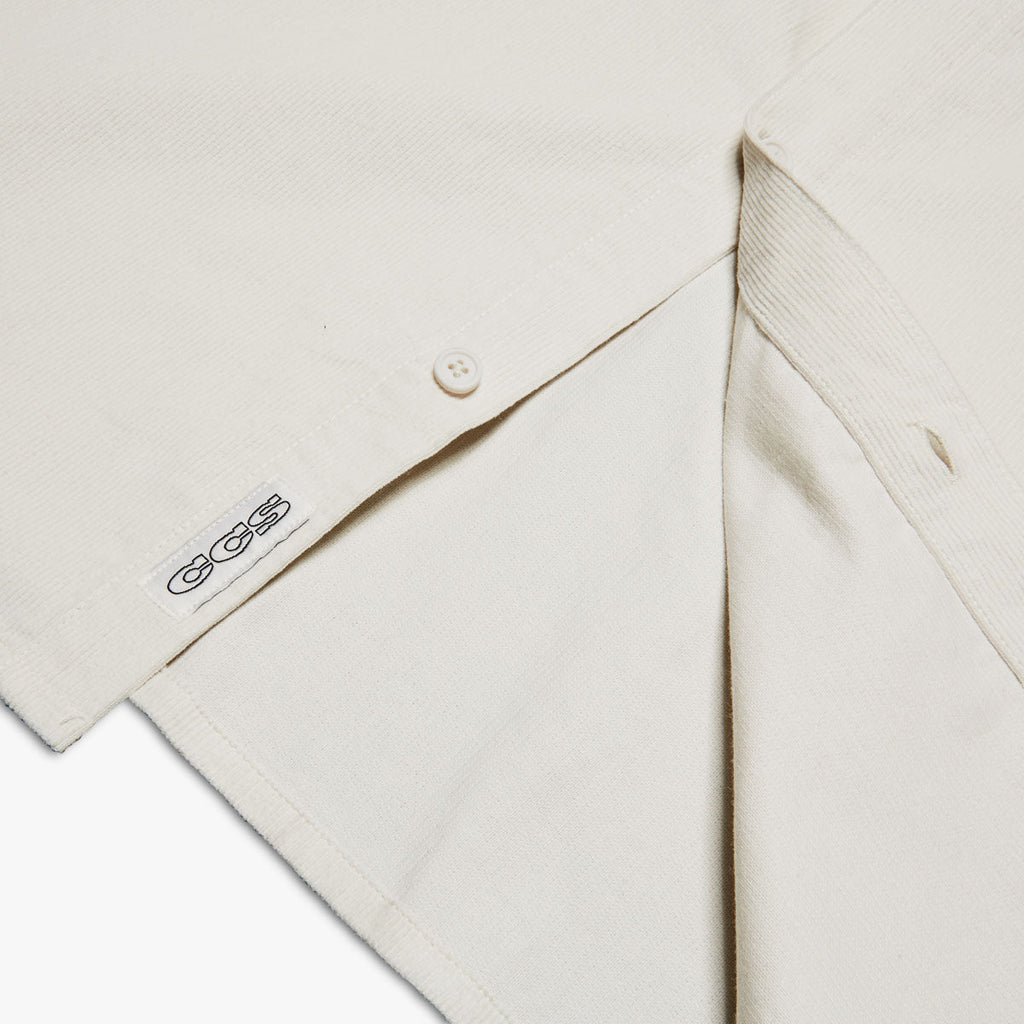 CCS Long Sleeve Corduroy Shirt - Off White