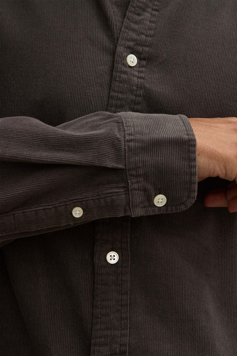 Assembly Cord LS Shirt - Washed Graphite
